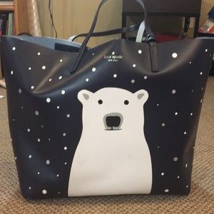 Polar Bear Tote bag w/ matching tag